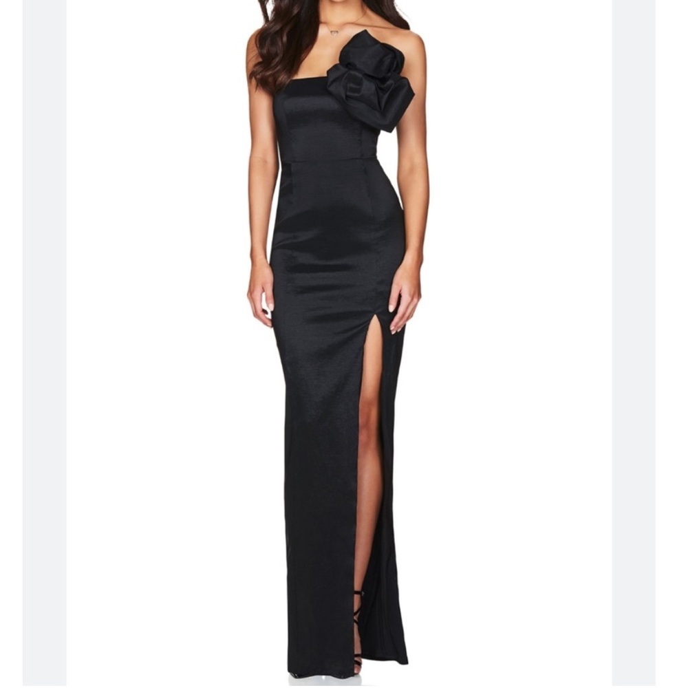 Nookie Candice black rose dress